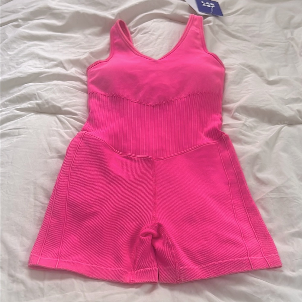 JoyLab Pink Activewear Bodysuit